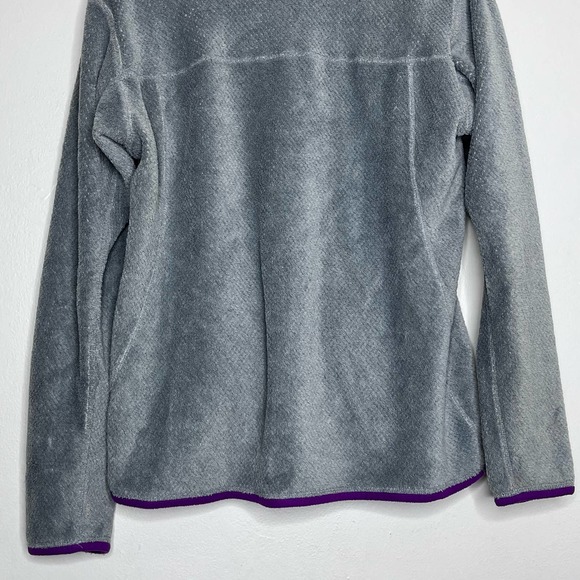 Patagonia RARE Re-Tool Snap T Fleece Pullover Gray Purple - Picture 11 of 13